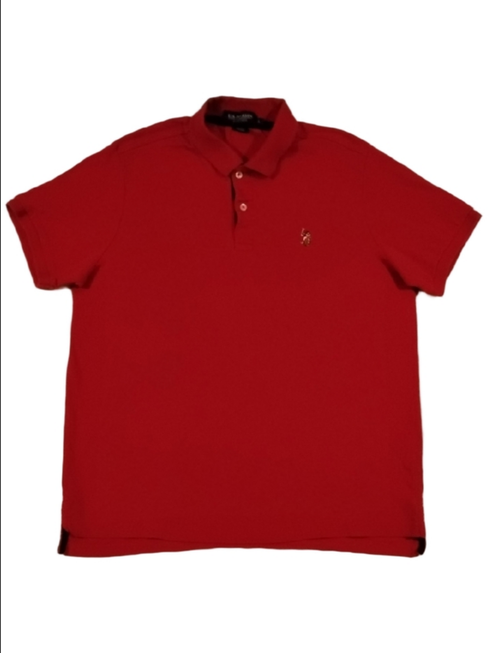 3/$20 U.S. Polo Assn. Men's Red Short-Sleeve Polo
